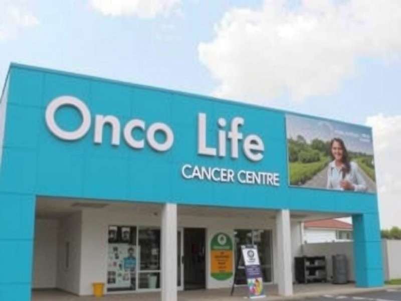 Modern hospital interior of Onco Life Cancer Centre